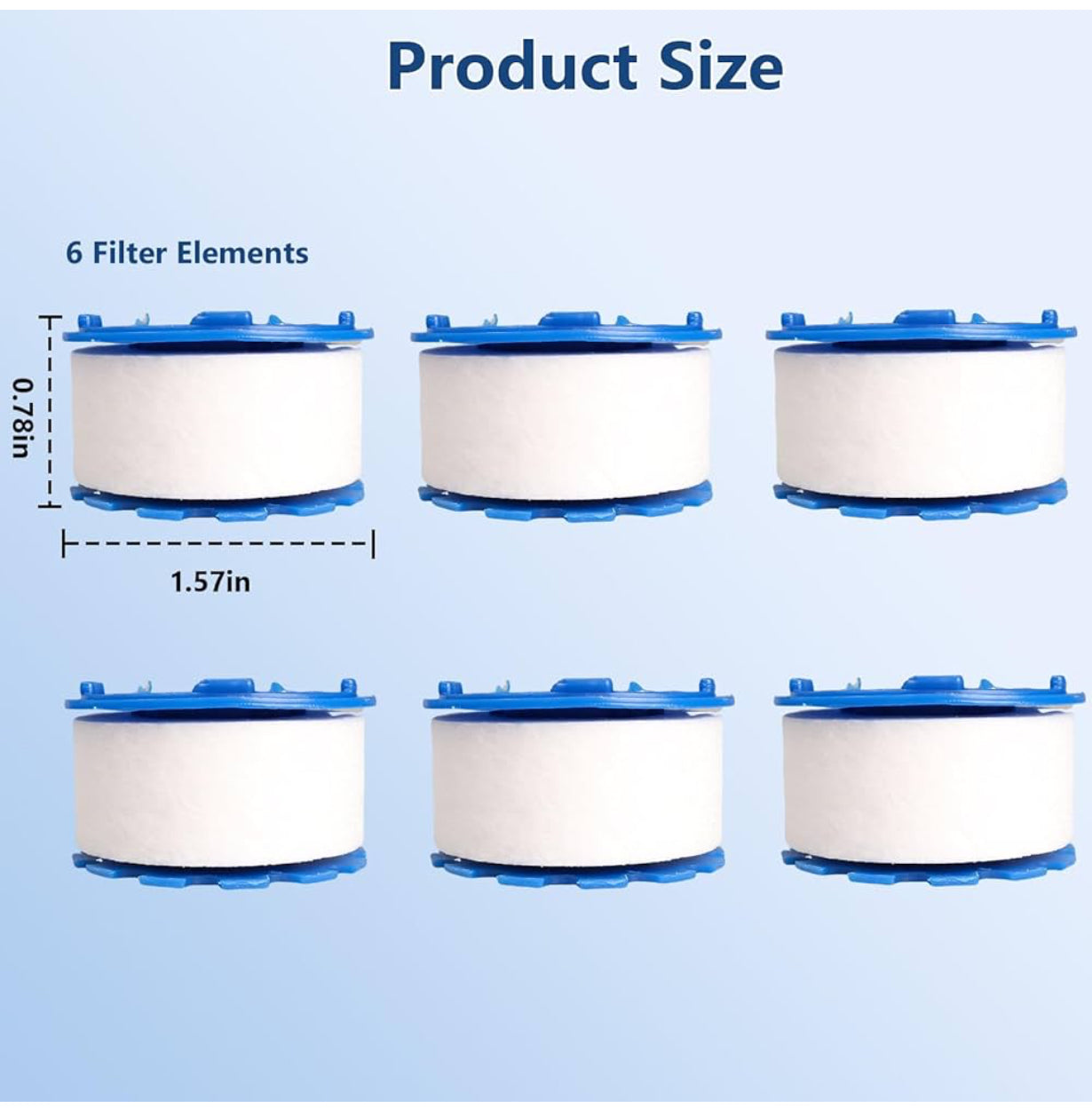 HydraBoost™ 360° Rotating Bathroom Tap Water Filter Replacements