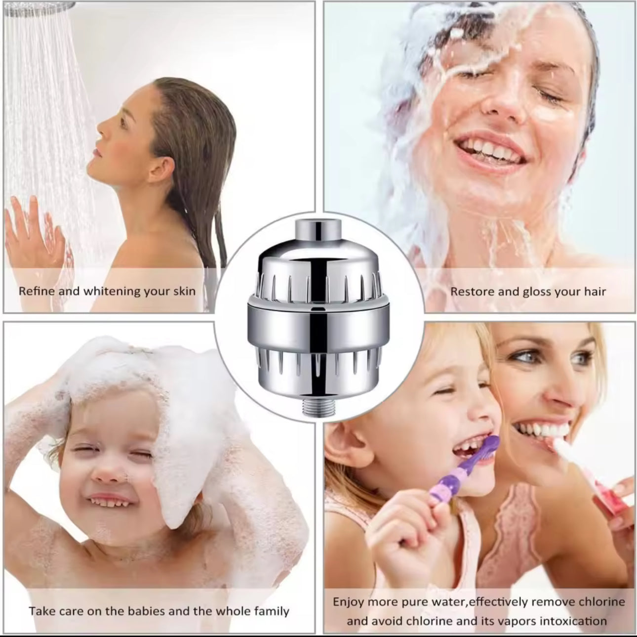 HydraBoost™ 20-Stage Shower Water Filter Replacements
