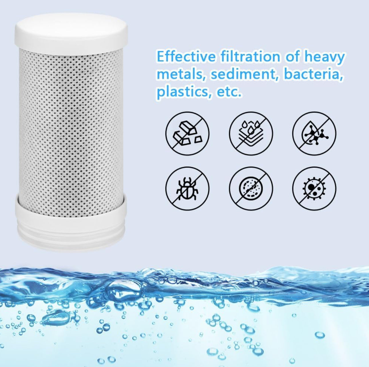 HydraBoost™ Smart LED Tap Water Filter Replacements