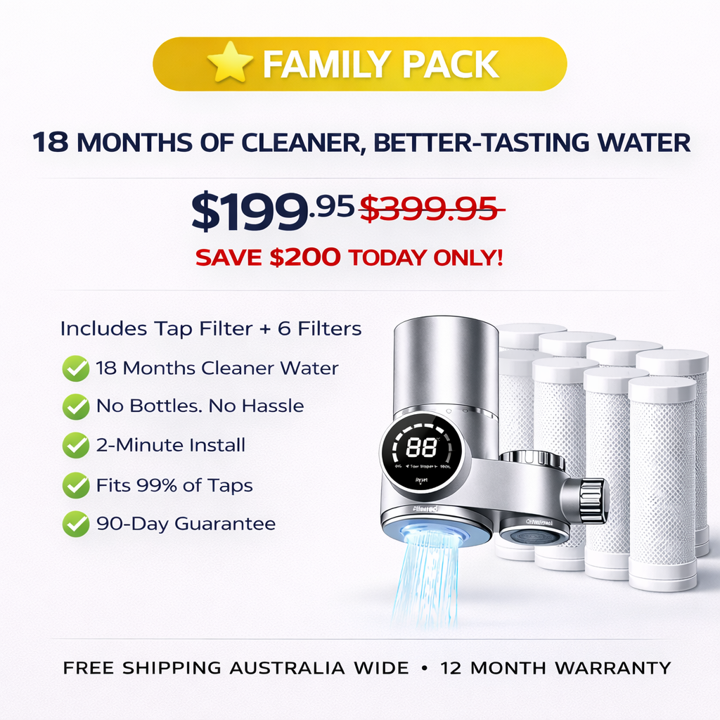 HydraBoost™ Smart LED Tap Water Filter