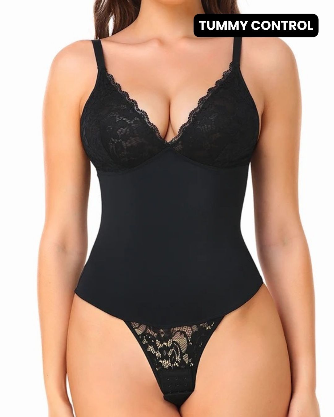 Lace Bodysuit Shaping Tummy Control Bust Butt Lifting Bodysuit