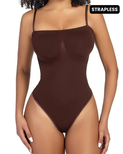Shape, Lift & Contour Tummy Control Strapless Bodysuit