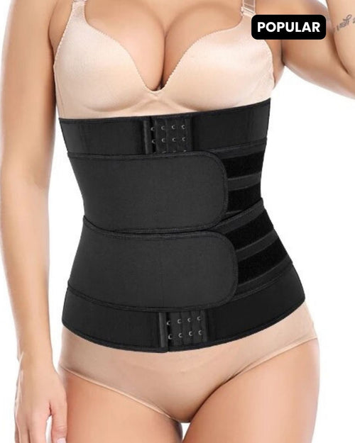 Waist Trainer Slimming Tummy Control Double Belt