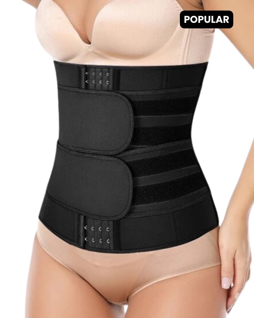 Waist Trainer Slimming Tummy Control Double Belt