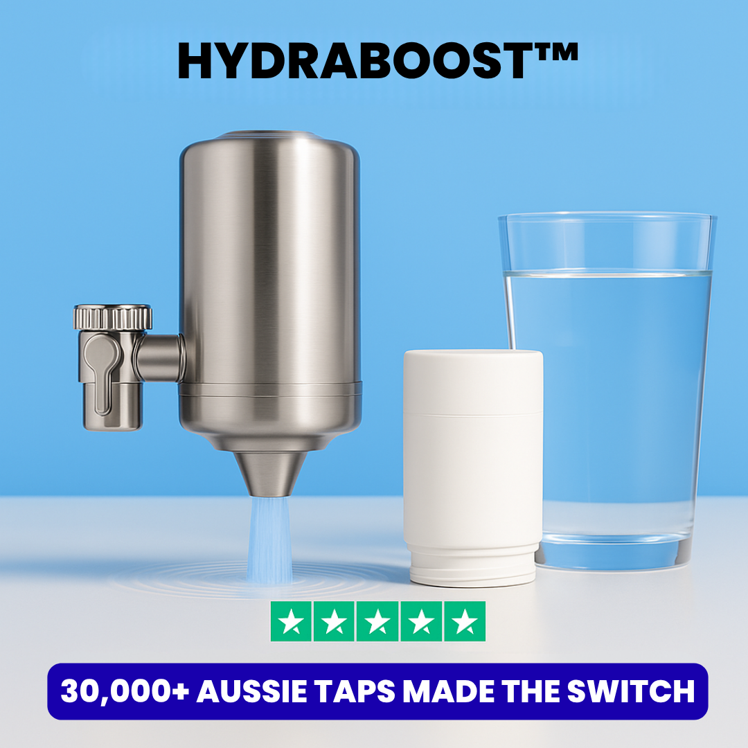 HydraBoost™ Stainless Steel Tap Filter + 1 Cartridge