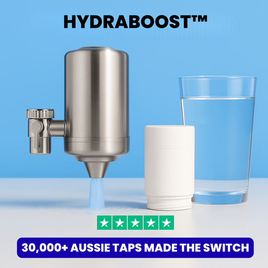 HydraBoost™ Stainless Steel Tap Filter + 1 Cartridge