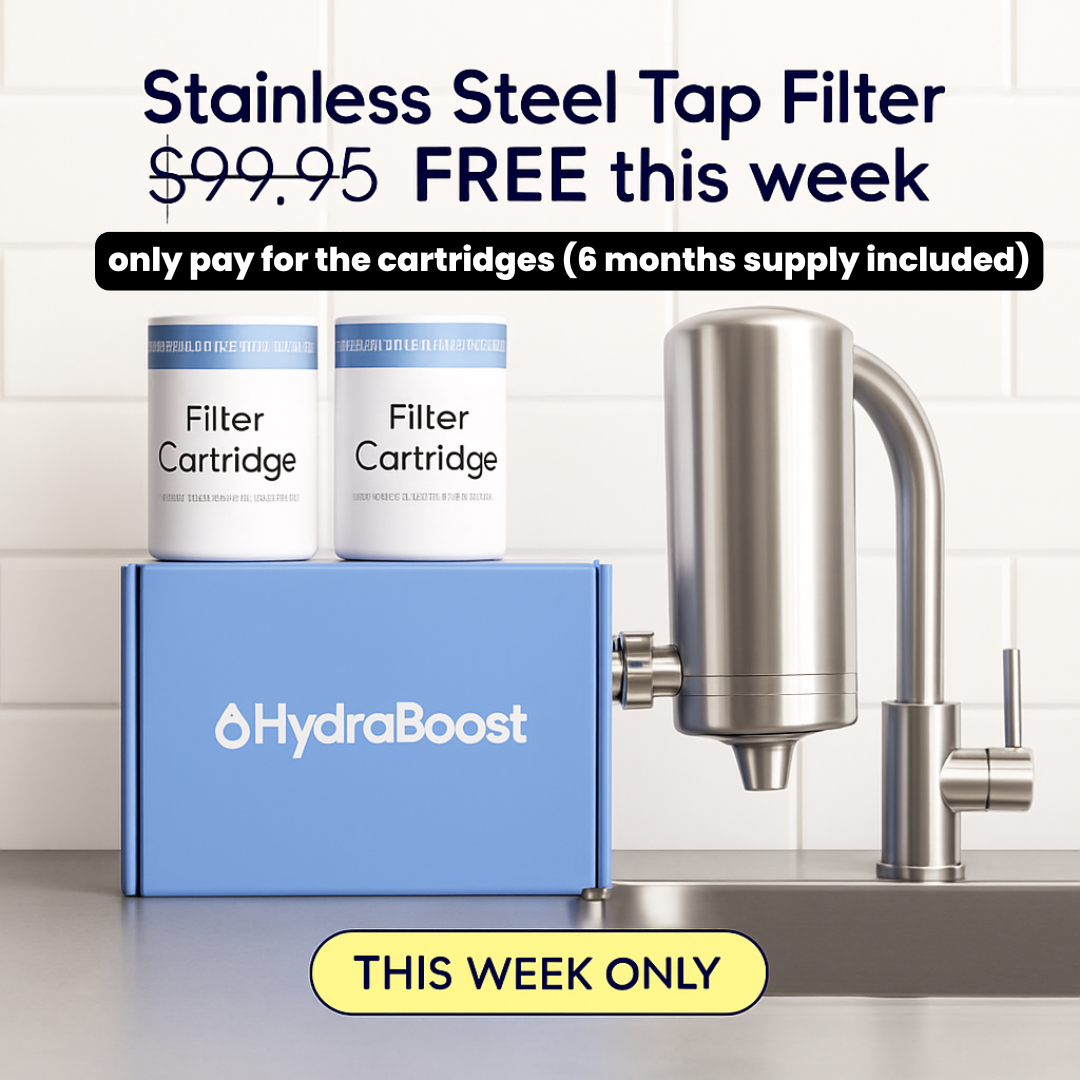 HydraBoost™ Stainless Steel Tap Filter