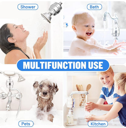 HydraBoost™ 20-Stage Shower Water Filter