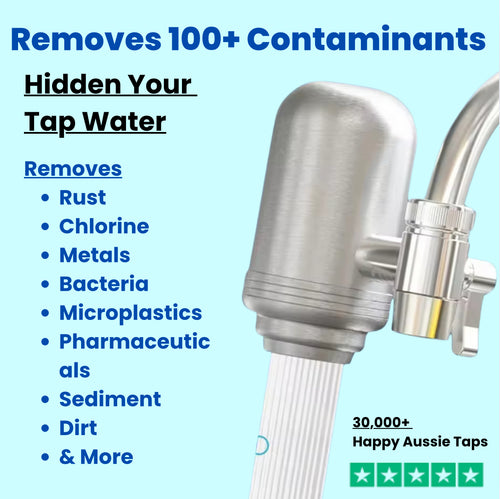 HydraBoost™ Stainless Steel Tap Water Filter