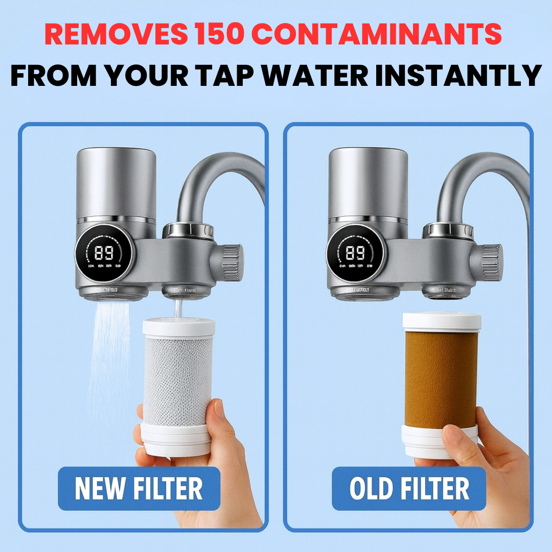 HydraBoost™ Smart LED Tap Water Filter