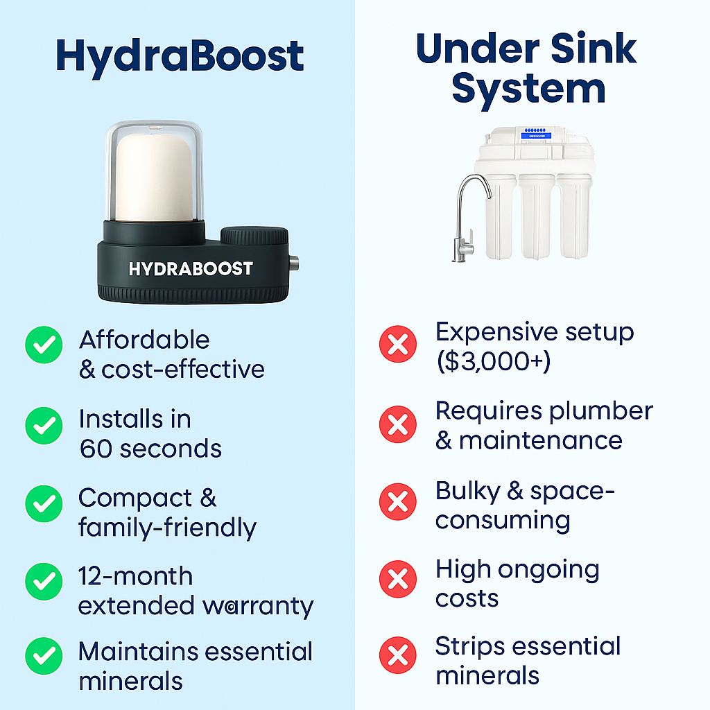 HydraBoost™ Tap Water Filter