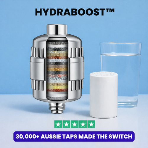 HydraBoost™ 20-Stage Shower Water Filter