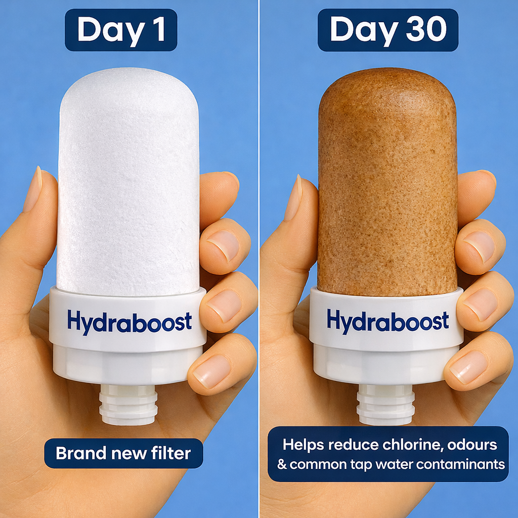 FREE HydraBoost™ Stainless Steel Filter Cartridge ReplacementS - 6 Months