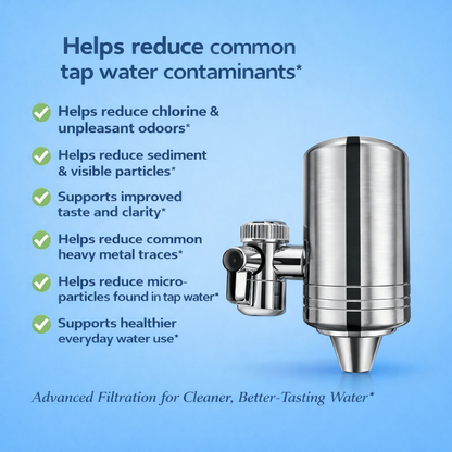 FREE HydraBoost™ Stainless Steel Filter Cartridge ReplacementS - 6 Months