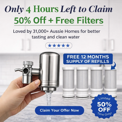 HydraBoost™ Stainless Steel Tap Filter