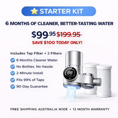 HydraBoost™ Smart LED Tap Water Filter