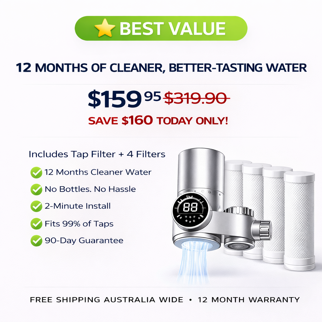 HydraBoost™ Smart LED Tap Water Filter